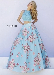 Two Piece Gown Prom Dresses