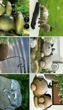 Pomysłowe ozdoby z kamieni