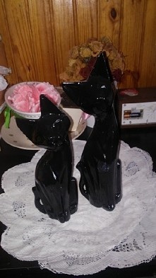 Kotki. pomalowane farbą w s...