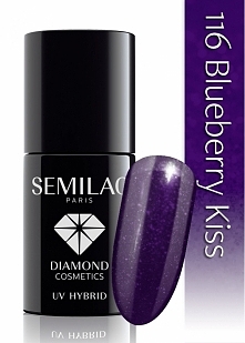 Charakterystyka: Nasycony, ciemny fiolet z dużą ilością maleńkiej drobinki w kolorze fuksji.
Inspiracja: Miseczka wypełniona po brzegi najdorodniejszymi jagodami.

Lakier hybryd...