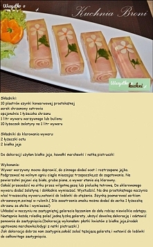 Poniżej na zdjęciu pokazujemy krok po kroku jak zrobić rolki z szynki w galarecie... Pyszna przekąska...