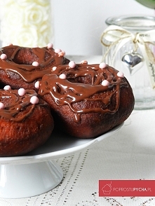 Oponki z polewą czekoladową! ;) Raj dla łasuchów <3