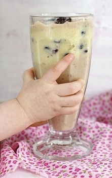 Mus jaglany z jabłkiem i żurawiną (kliknij po przepis)