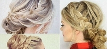"Brided Updo - stylowe inspiracje na urocze upięcie z warkoczem" (^.^)