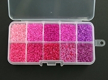 Zestaw koralików seed beads w poręcznym opakowaniu :)