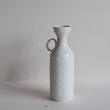 Biały wazon, lata 60.