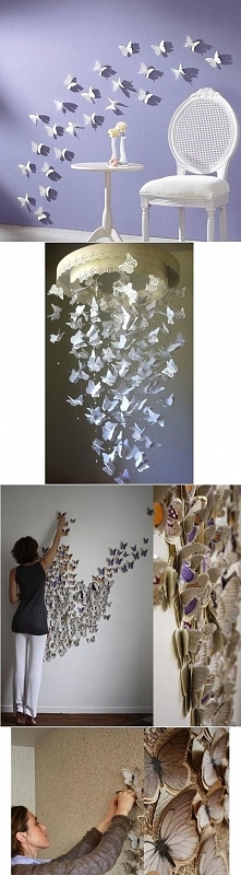 DIY Butterfly Pattern Wall Decor