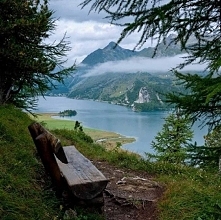 Jezioro Silvaplana - Szwajc...