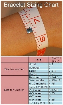 DIY Bracelet Sizing Chart and Tips from Zacoo.