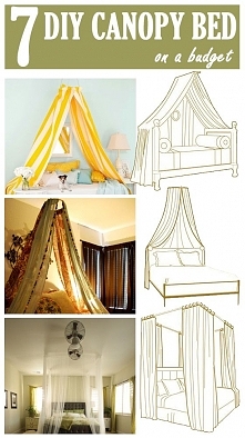 7 DIY Canopy Bed on a Budget