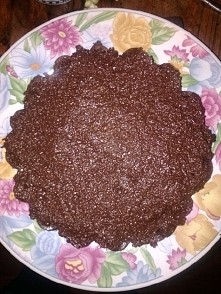 gryczane proteinowe ciasto z budyniem, czyli masa na IF :)