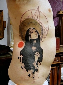 tatuaże religijne 3d