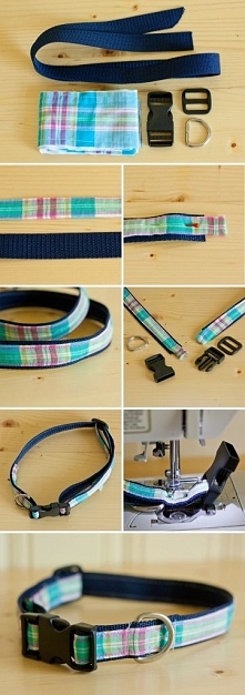 This DIY dog collar is a perfect intermediate sewing project for anyone looking to dress up their pup!