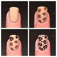 animal print nails