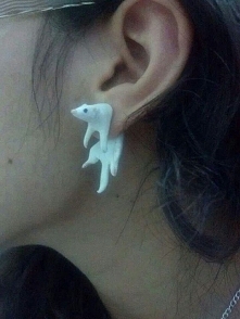 Ferret earings...