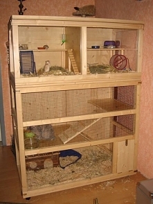 DIY cage for pet rodents. Totally want to do this! I could have hamsters, gerbils/small reptile, and rats/ferrets/ other larger small animals