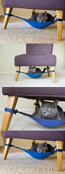DIY : Hammock for Cat Idea | DIY Crafts Tutorials...ive got 2 ladies who will love this to hide in.