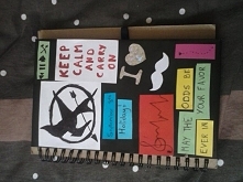 pomysł jak ozdobić zwykły notes ;)