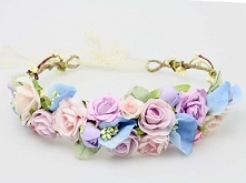 Pastelowy wianuszek ślubny ...