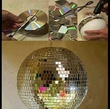 domowa kula dyskotekowa