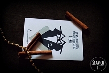 Kartka zdrapka dla świadka