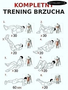 kompletny trening mięśni br...