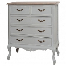 Jasno szara komoda z serii ...