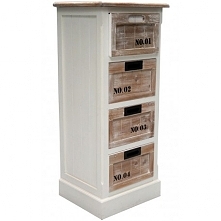 Prowansalska wąska komoda w...