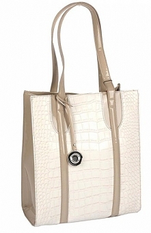 Monnari BAG0220-M15 torebka Elegancka torebka, wykonana z ekologicznej skóry imitującej skórę węża, doskonała jakość wykończenia