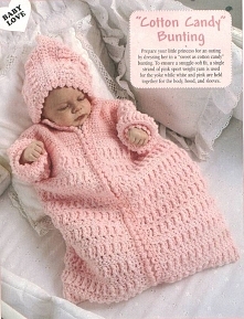 Cotton Candy Bunting free crochet pattern