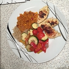 po treningu pieczone warzyw...