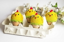 Ocieplacze na jajka. Kurczaczki