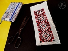 Haftowana zakładka DIY