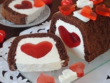 Coś na Walentynki dla zakochanych i lubiących dobrze zjeść :D