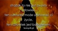 zwykły bohater OSP dostanie tylko "Dziękuję"