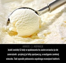 JAK PRZECHOWYWAĆ lody?