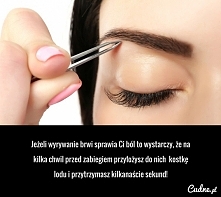 JAK WYRYWAĆ brwi bez bólu?