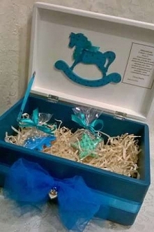 Kuferek na skarby dla chłopca z okazji urodzin. Oryginalny prezent!!