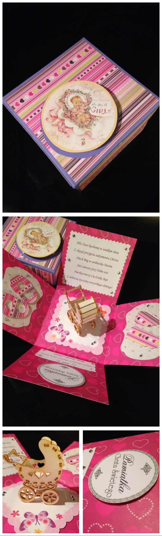 exploding box na chrzest