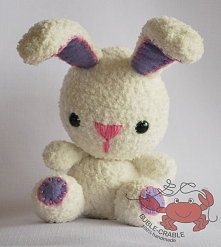 Pluszowy królik amigurumi