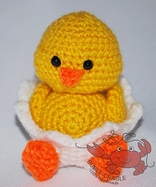 Wielkanocny kurczak amigurumi
