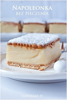 Napoleonka bez pieczenia ilovebake.pl