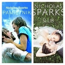 Nicholas Sparks. Pamietnik i jego kontynuacja Slub. Swietne ksiazki.