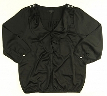 BIG SALE! Elegancki top z żabotem za 12,00 pln - kliknij