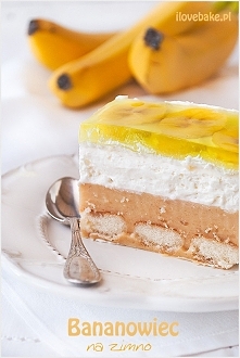Bananowiec, ciasto na zimno...