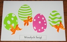 Wielkanoc już niedługo, więc i czas na kartki świąteczne ręcznie robione :) przedstawiam kilka moich propozycji.