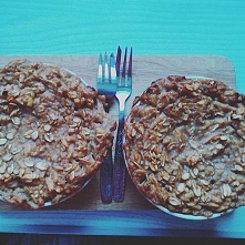 Pieczona owsianka a la szarlotka :)