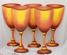 kielich ręcznie malowany 116 cm