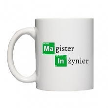 Kubek Magister inżynier - prezent z okazji obrony