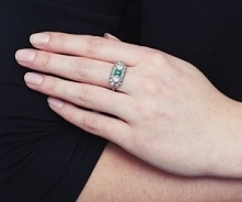 Przepiękny pierścionek.